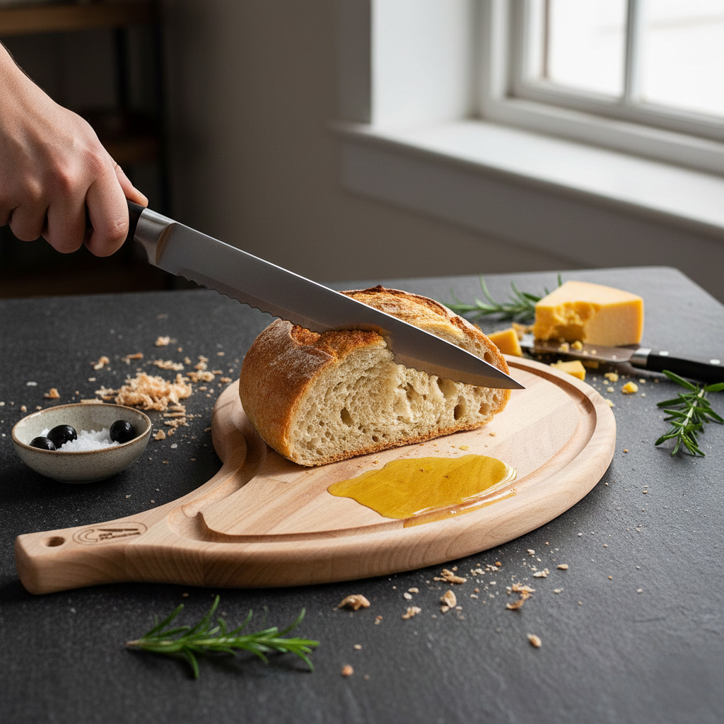 Pourquoi la planche à découper en bois massif est l'alliée de vos couteaux ?