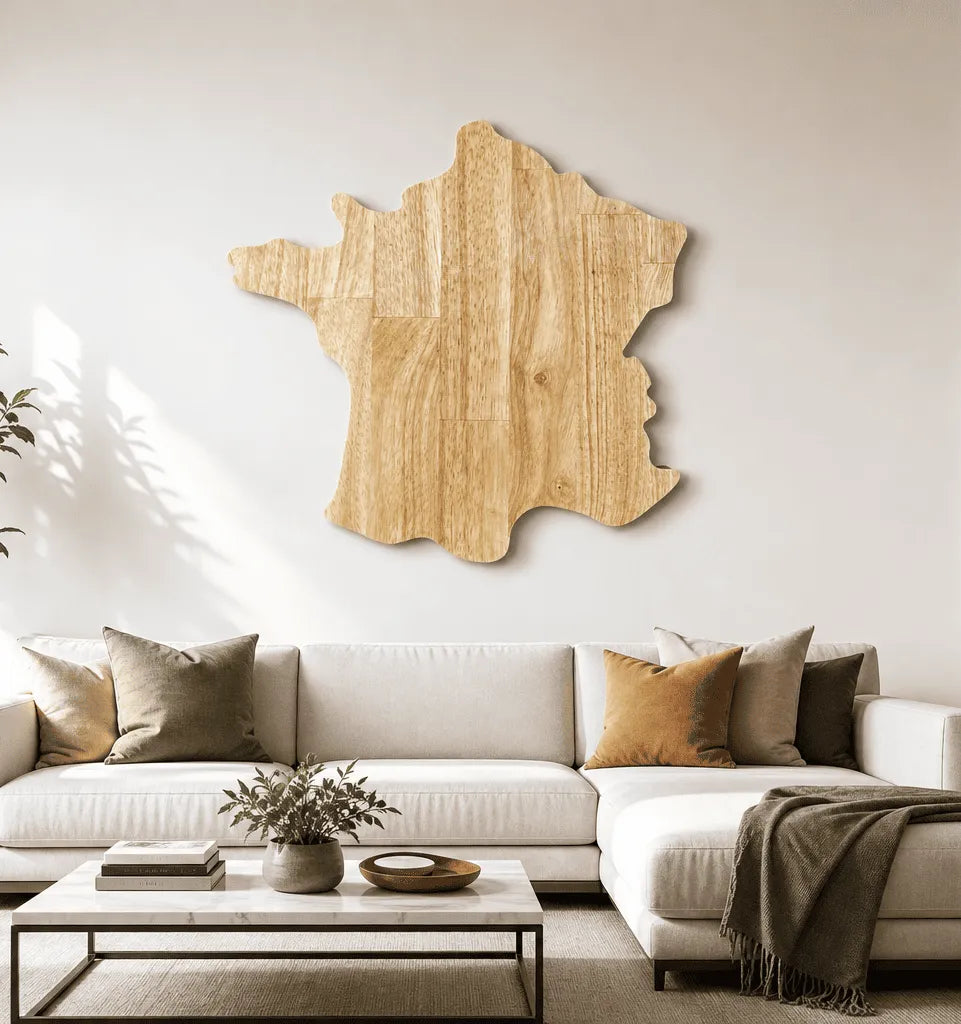 LA FRANÇAISE - Objet de décoration en forme de carte de France